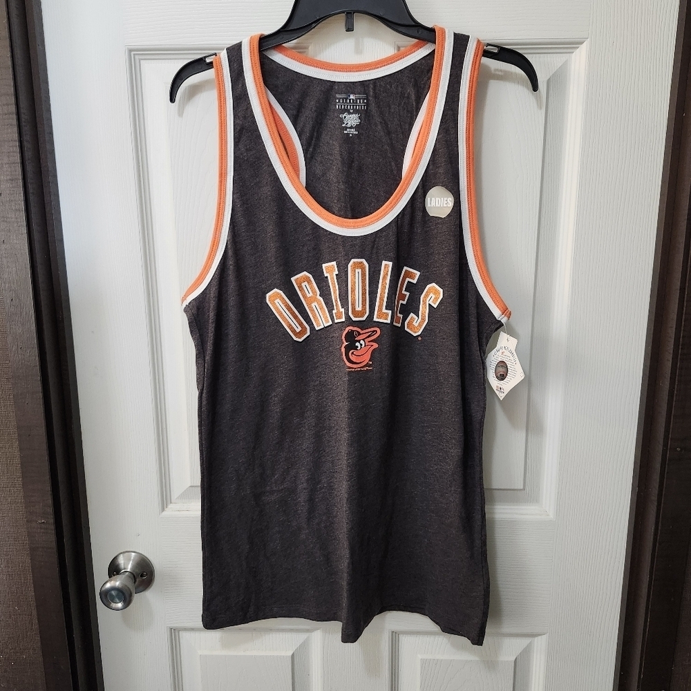 NWT Women's Baltimore Orioles Tank Top. Sz XL